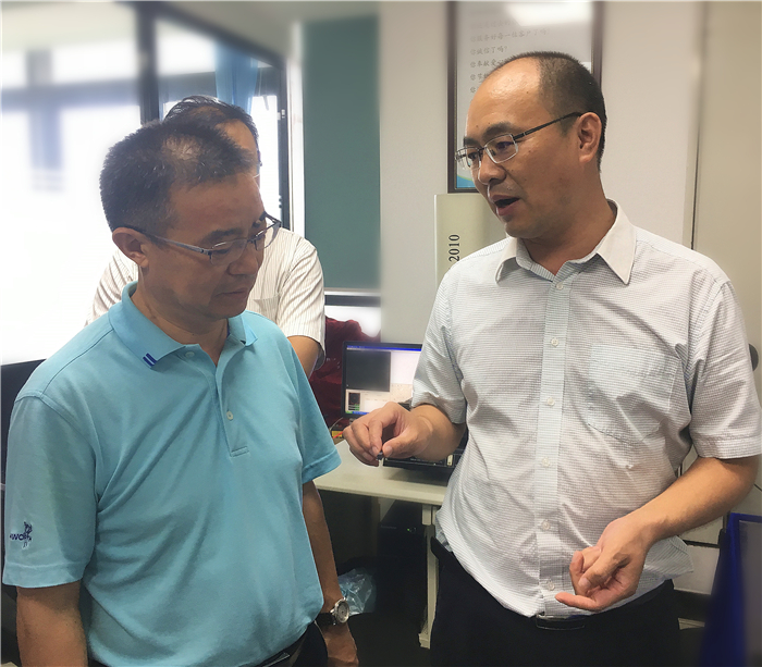 廣東省科學(xué)技術(shù)廳一行走訪三瑞科技